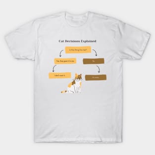 Cat Decisions Explained T-Shirt
